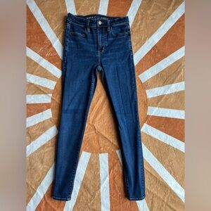 AMERICAN EAGLE Women’s Dark Blue Skinny Jeans